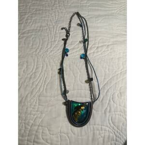 Chico’s Blues & Greens Statement Necklace